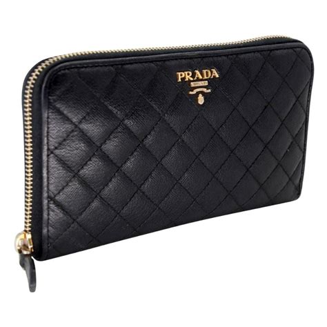 Prada Quilted Saffiano Zip